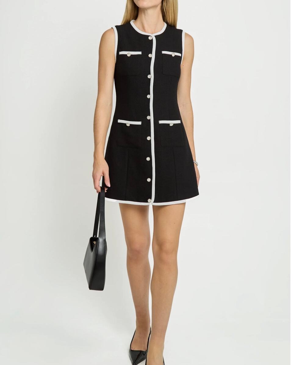 New Kourt Adrienne black & white dress size 4 $147
